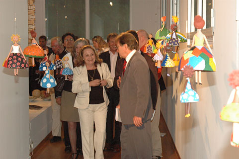 Presserundgang zur Austellung �Kunsthandwerk aus Brasilien� in FFM